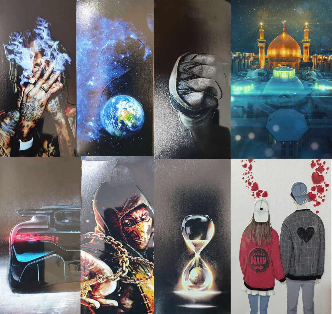 انواع مدل های قاب های طرح دار (4)