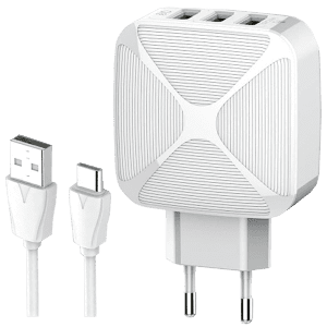 شارژر دیواری الدینیو مدل A3310Q به همراه کابل USB-C
