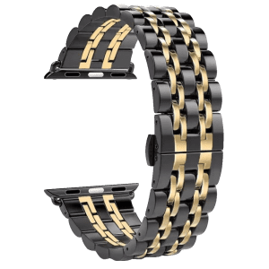 بند فلزی مدل ۷ Bead مناسب برای اپل واچ سایز ۳۸ / ۴۰ / ۴۱ میلی‌متری