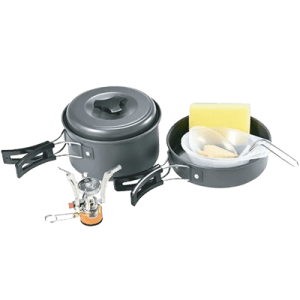 ست وسایل و گاز آشپزی کمپینگ گرین لاین مدل GN10N1COOKBK