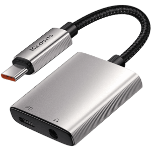 مبدل USB-C به USB-C/AUX مک دودو مدل CA-505