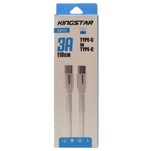 کابل دوسر Type-C کینگ استار مدل K241C طول ۱.۱ متر