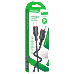 کابل شارژ کاکوسیگا ۶۰ وات دوسر تایپ سی مدل KSC-807