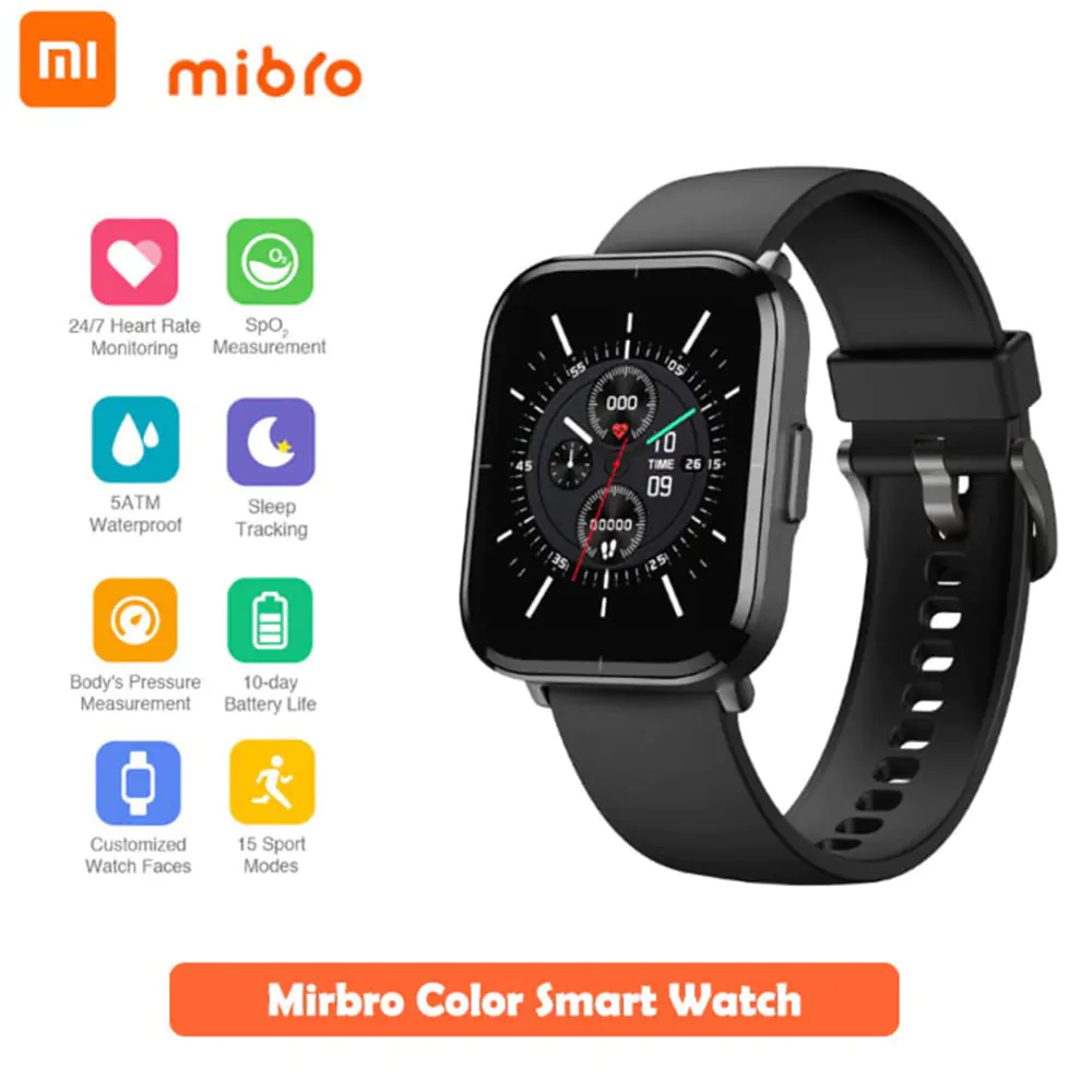 Mibro Color می تواند 50 متر فشار آب را تحمل کند که کمتر در دیگر ساعت های هوشمند خواهید یافت. با این حال، نمک یا آب داغ می تواند به آن آسیب برساند.