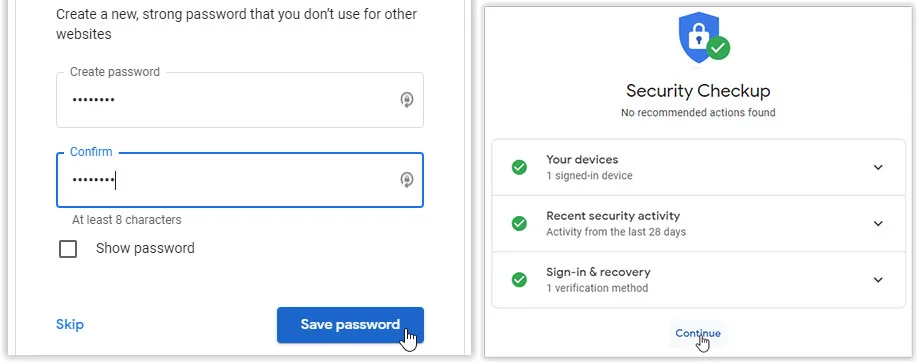 جیمیل خود را وارد میکنید سپس در قسمت پایین روی Try Another Way بزنید.