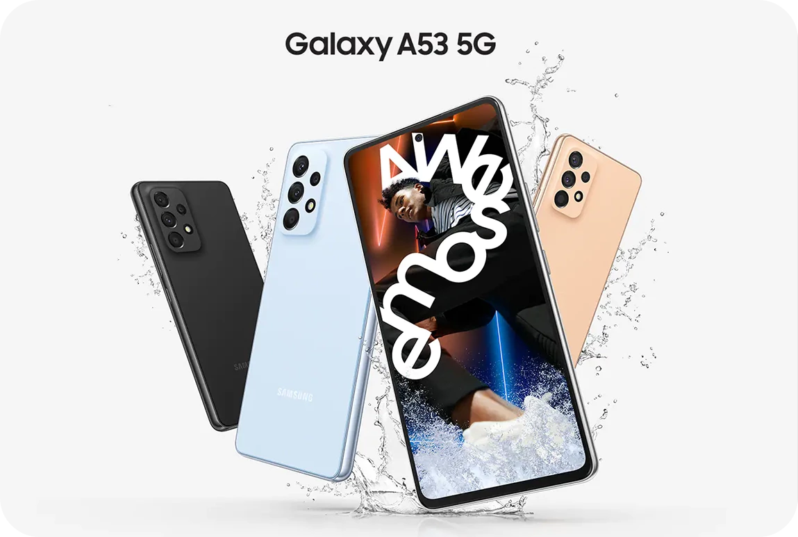 سامسونگ مثل همیشه از قاب پلاستیکی استفاده کرده است و سامسونگ Galaxy A53 تماما در پشت و دور تا دور از پلاستیک است.