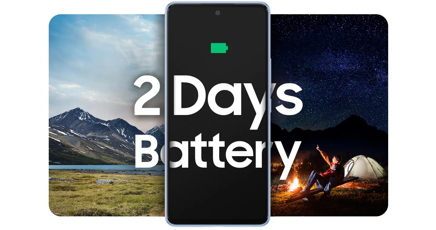 باتری سامسونگ Galaxy A53 باتری ۵۰۰۰ میلی آمپر ساعتی است.