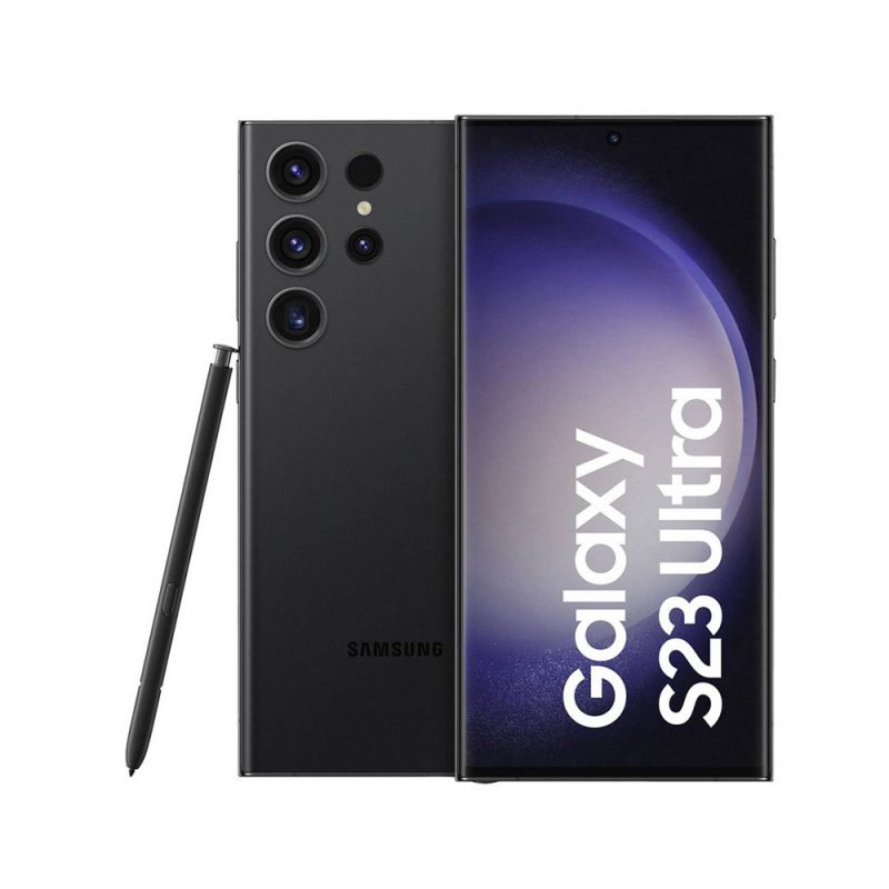 موبایل سامسونگ مشکی Galaxy S23 Ultra شبکه 5G با حافظه 256 گیگابایت و رم 12 گیگابایت 2 1