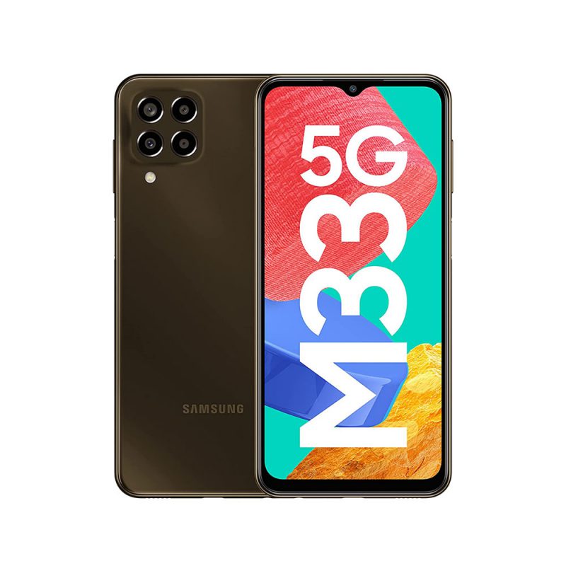 موبایل سامسونگ گلکسی ام۳۳ ۵جی قهوه ایSamsung Galaxy M33 5G Mobile Phone brown 4