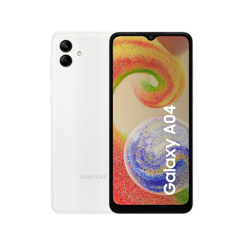 موبایل سامسونگ گلکسی ای۰۴ سفید Samsung Galaxy A04 Mobile Phone white 8