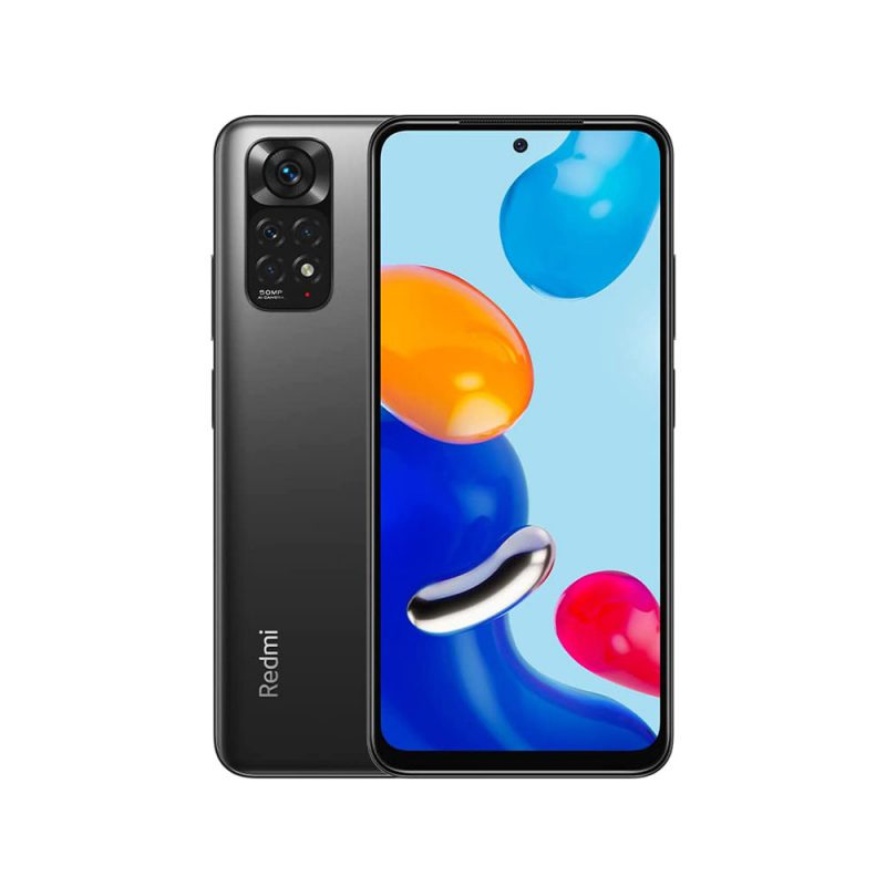 موبایل شیائومی مشکی Redmi Note11 شبکه 4G با حافظه 128 گیگابایت و رم 4 گیگابایت 1