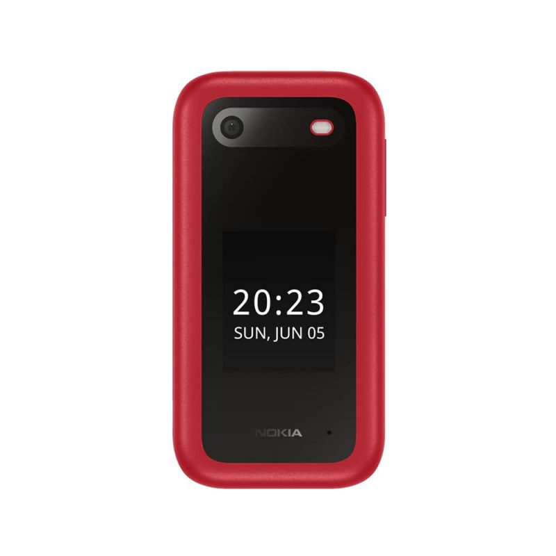 موبایل قرمز Nokia 2660 تاشو حافظه 128 مگابایت و رم 48 مگابایت 5