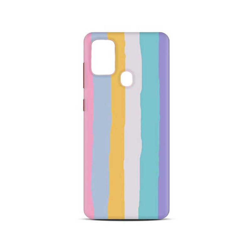 مدل سیلیکون رنگین کمانی مناسب برای موبایل سامسونگ Galaxy A21s 1