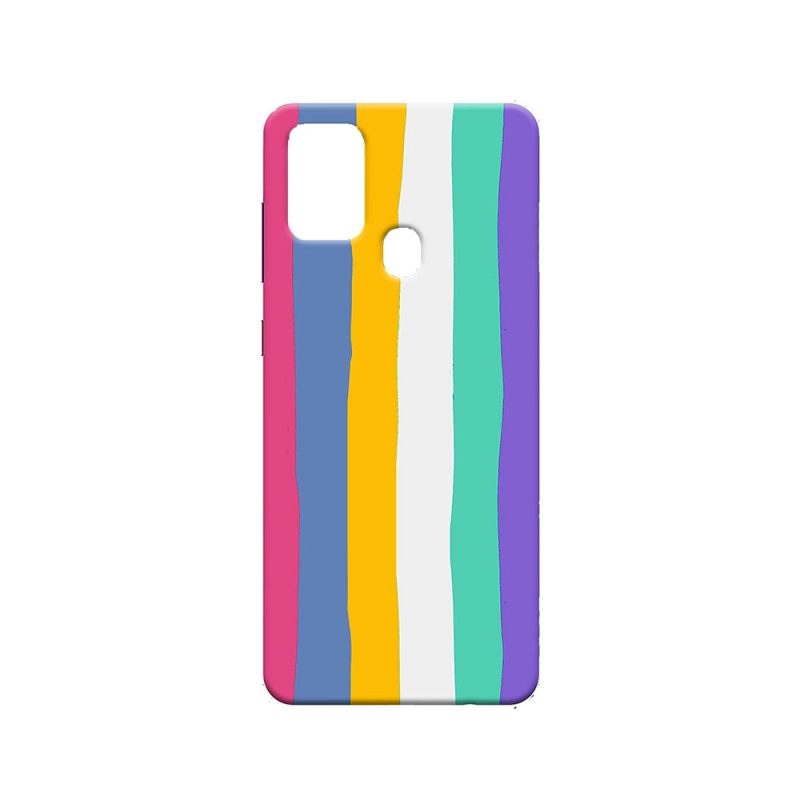 مدل سیلیکون رنگین کمانی مناسب برای موبایل سامسونگ Galaxy A21s 4