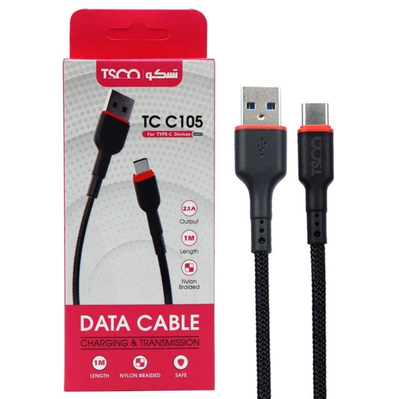 شارژ و انتقال داده ها USB به USB C تسکو مدل TCC105 4