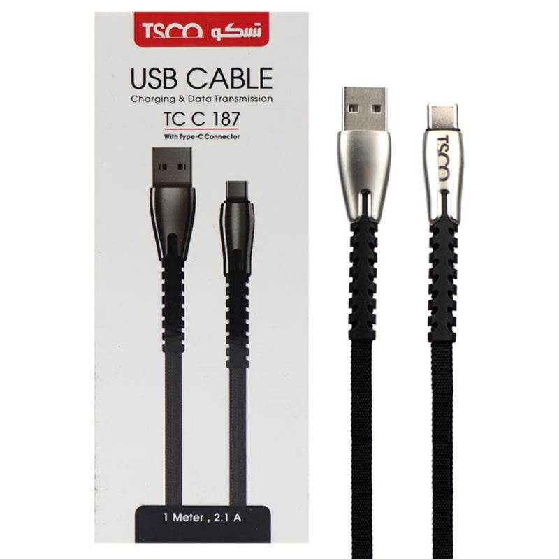شارژ و انتقال داده ها USB به USB C تسکو مدل TCC187 2