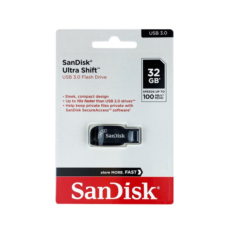 مموری سن دیسک مدل Ultra Shift رابط USB 3.0 حافظه ۳۲ گیگابایت 6