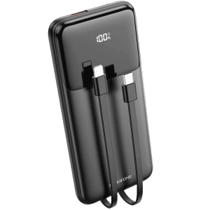 پاوربانک بروفون مدل BJ22A WIRELESS PD+QC3.0 22.5W ظرفیت 20000 میلی‌ آمپر ساعت